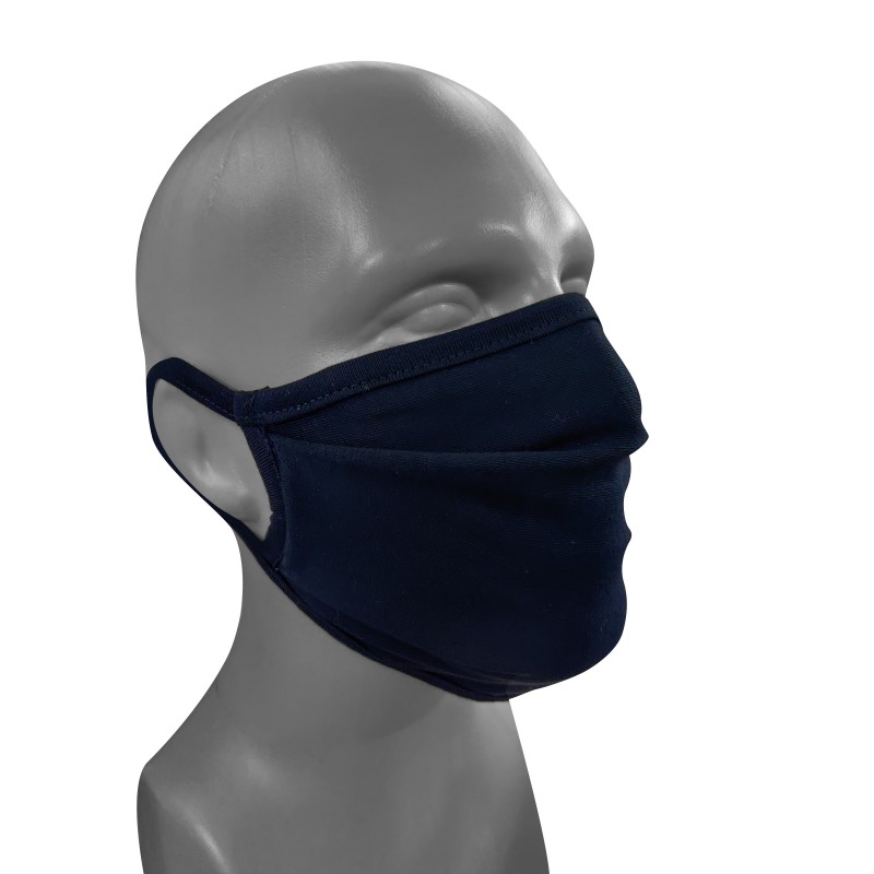 Masque de protection profilé en tissu Noir
